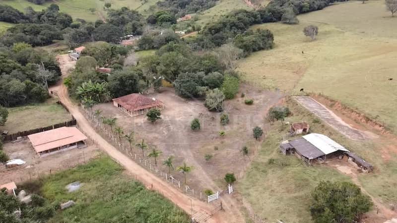 Vista aérea de fazenda