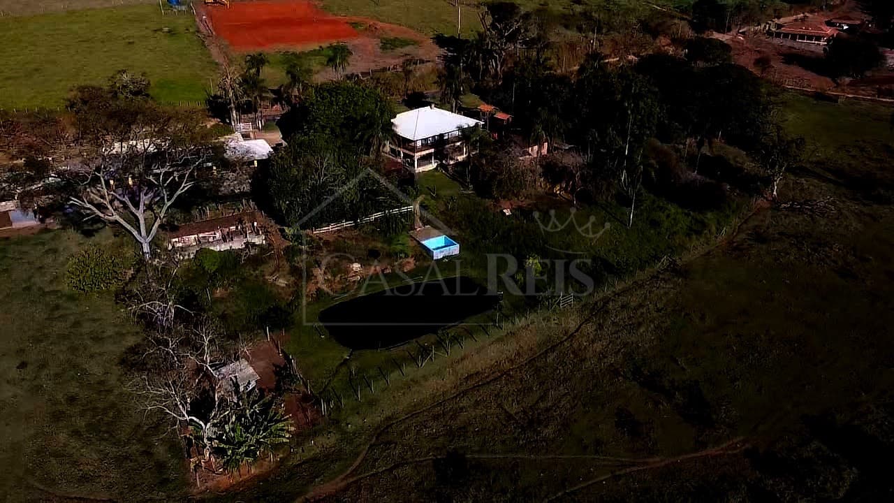 Vista aérea de uma faz