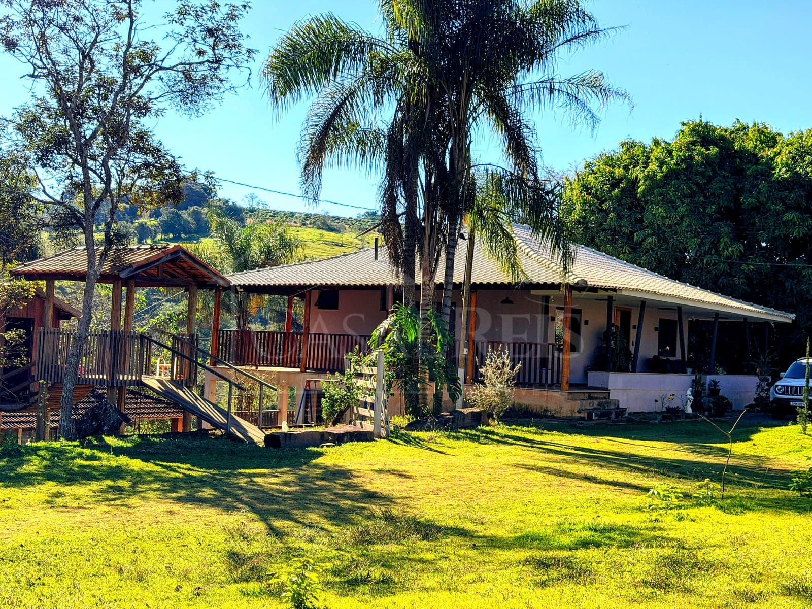 Casa de campo com var